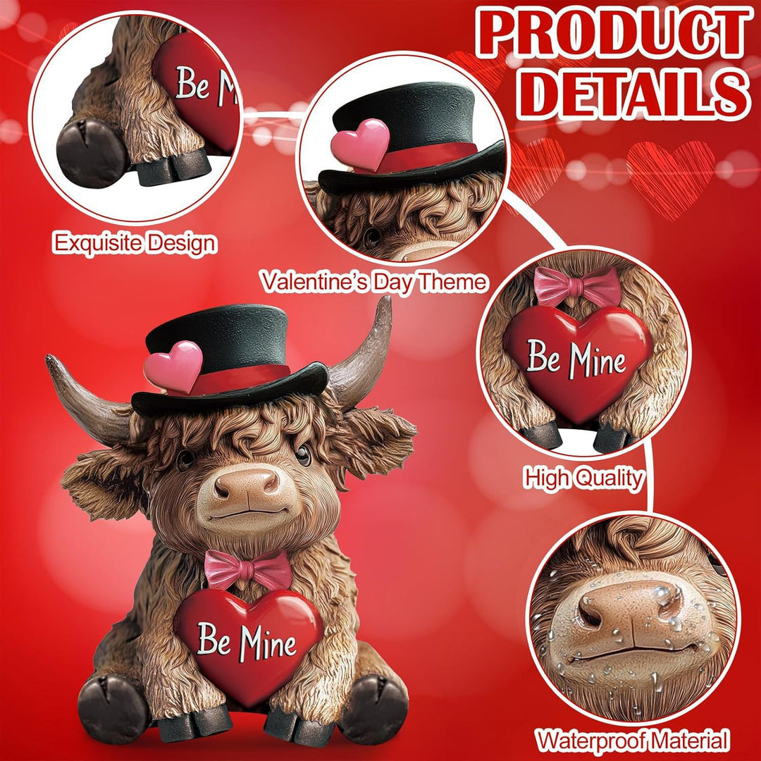 Decorative Highland Cattle Duo Stones Stornfield