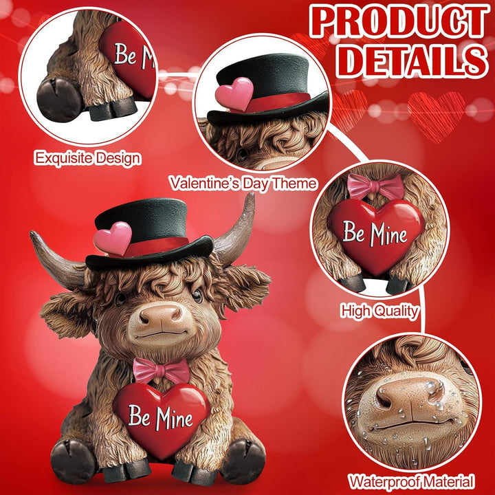Decorative Highland Cattle Duo Stones Stornfield