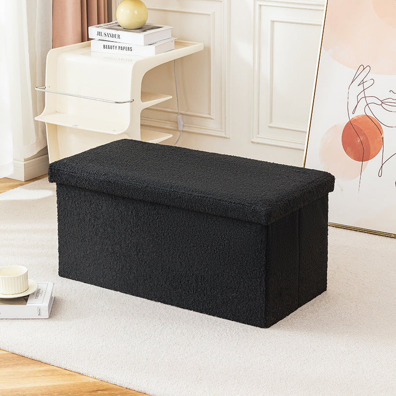 Plush Storage Ottoman Stornfield