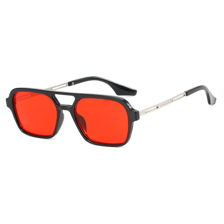 Women's striking square sunglasses with transparent frame Stornfield