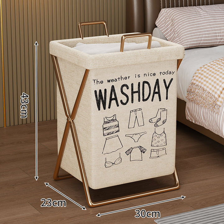 Collapsible Linen Laundry Hamper