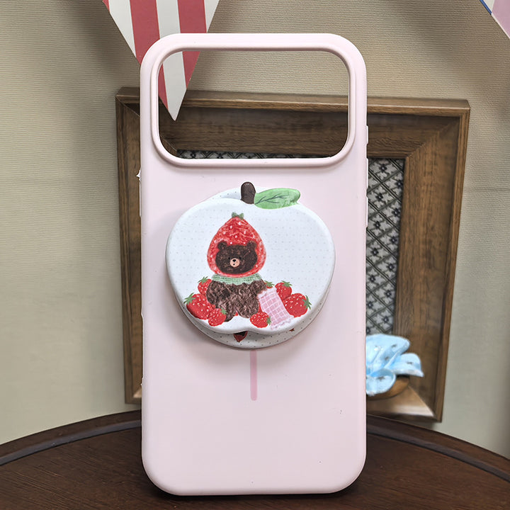 Adorable Bear-Themed Phone Grip Stornfield