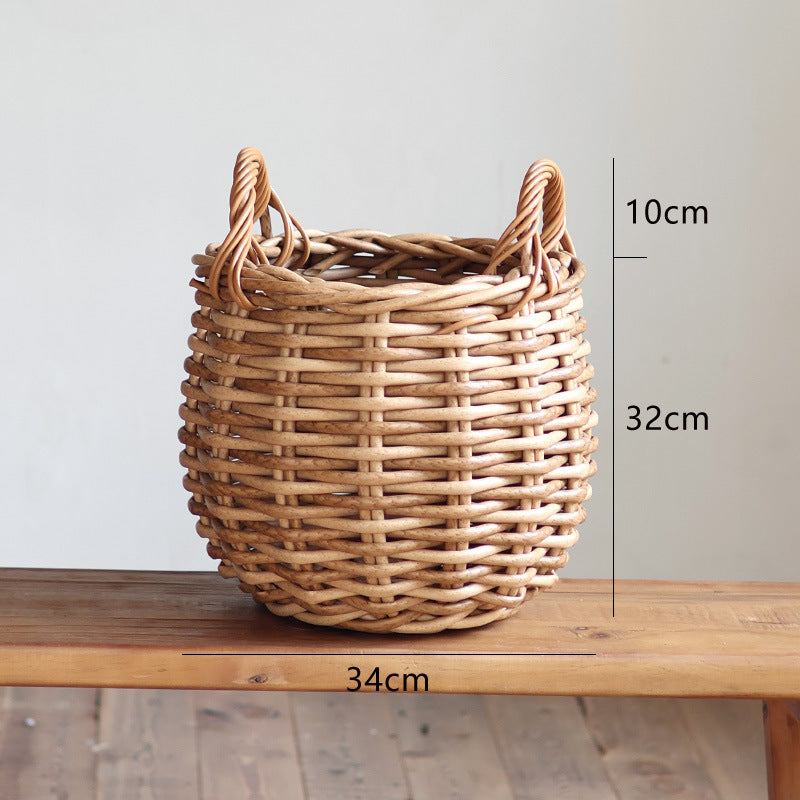 Handcrafted storage basket Stornfield