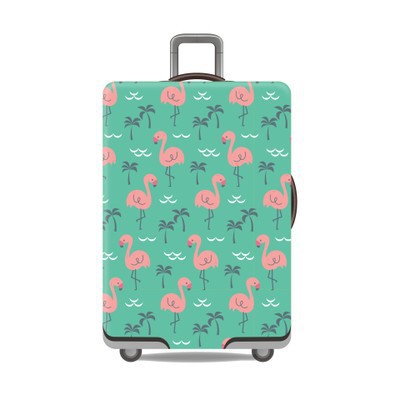 Tropical Leaf Print Hard Shell Luggage Stornfield