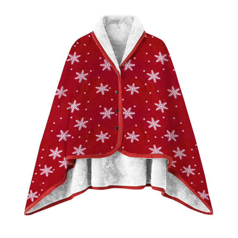 Women Cozy Warm Keeping Poncho Blanket Stornfield