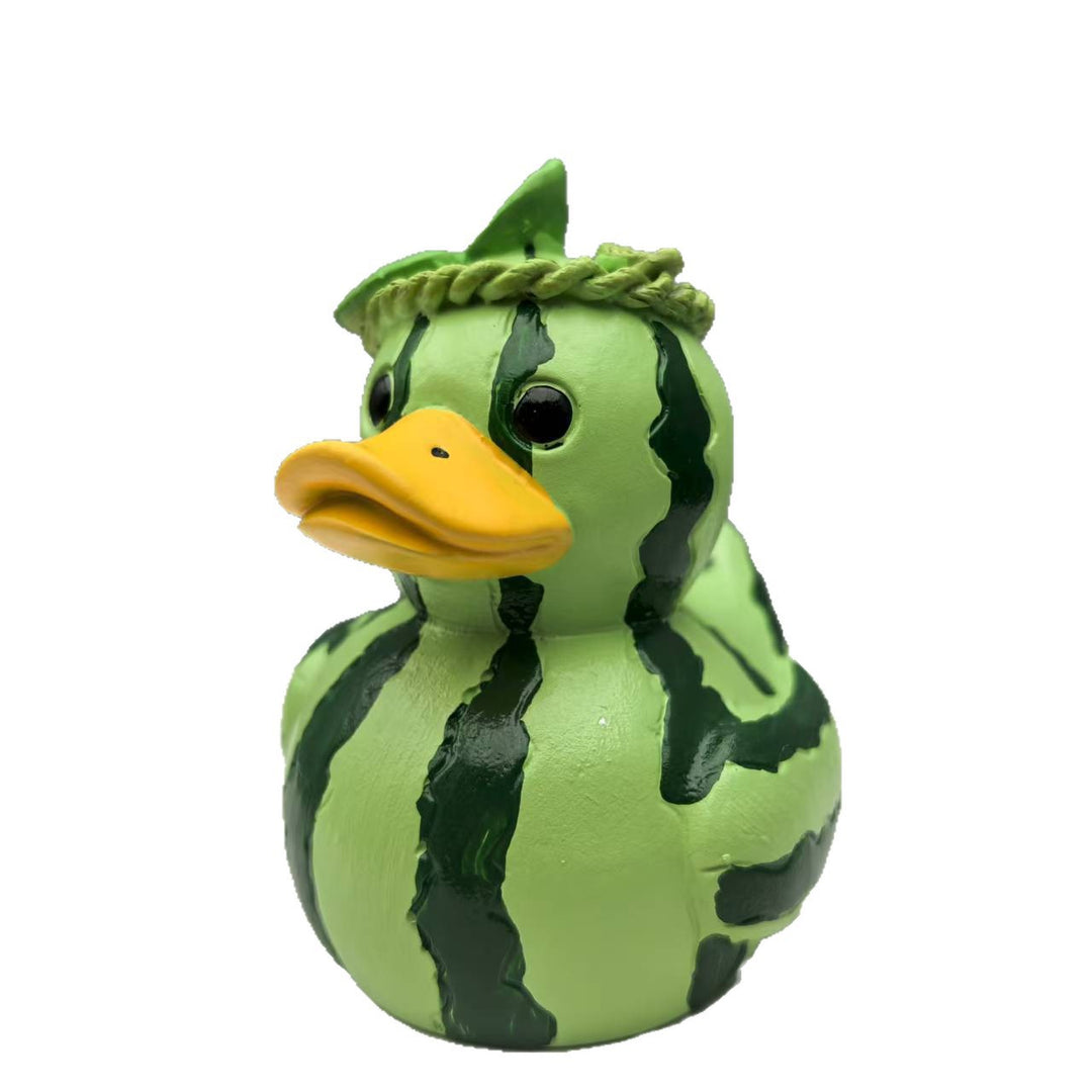 Funny rubber duck with strawberry design Stornfield