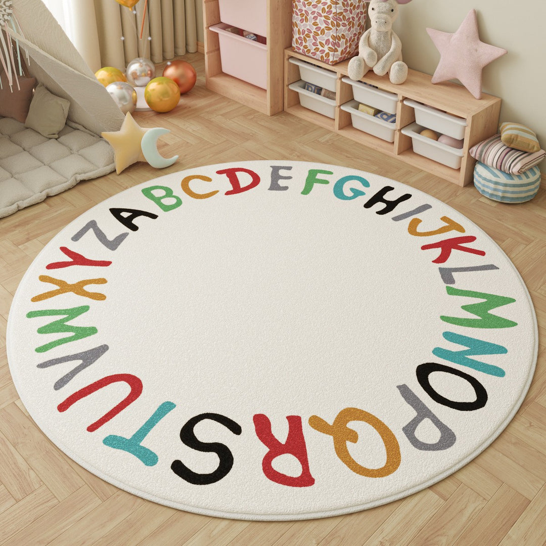 Children's Fun-Themed Round Area Mat Stornfield