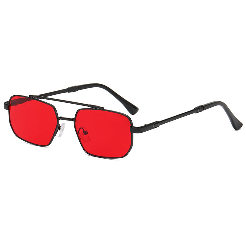Women's fashionable geometric glasses with lightweight metal frame Stornfield