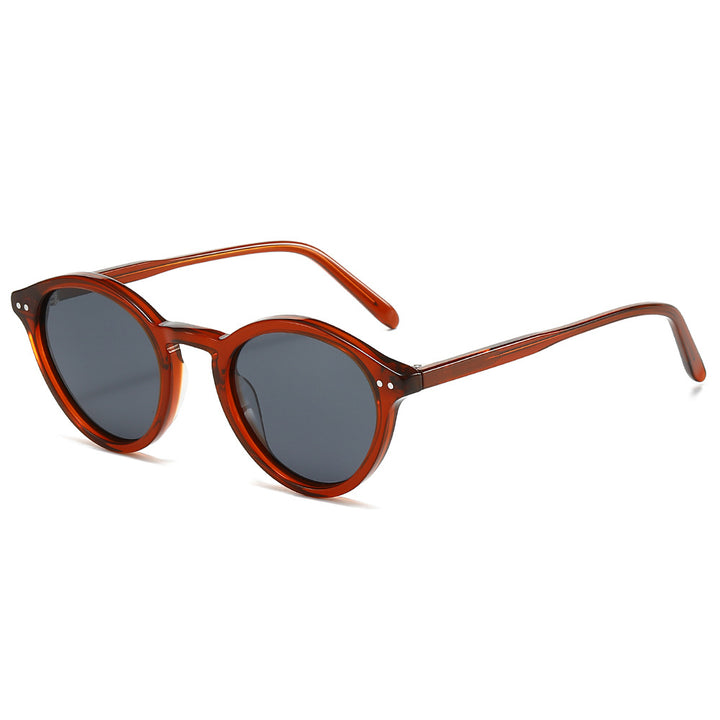 Women's fashionable sunglasses with trendy round lenses and stylish frame Stornfield