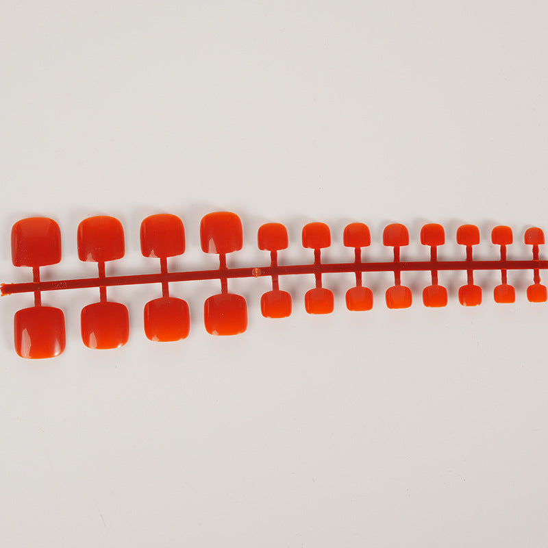 Glossy Square-Shaped Press-On Nail Set Stornfield