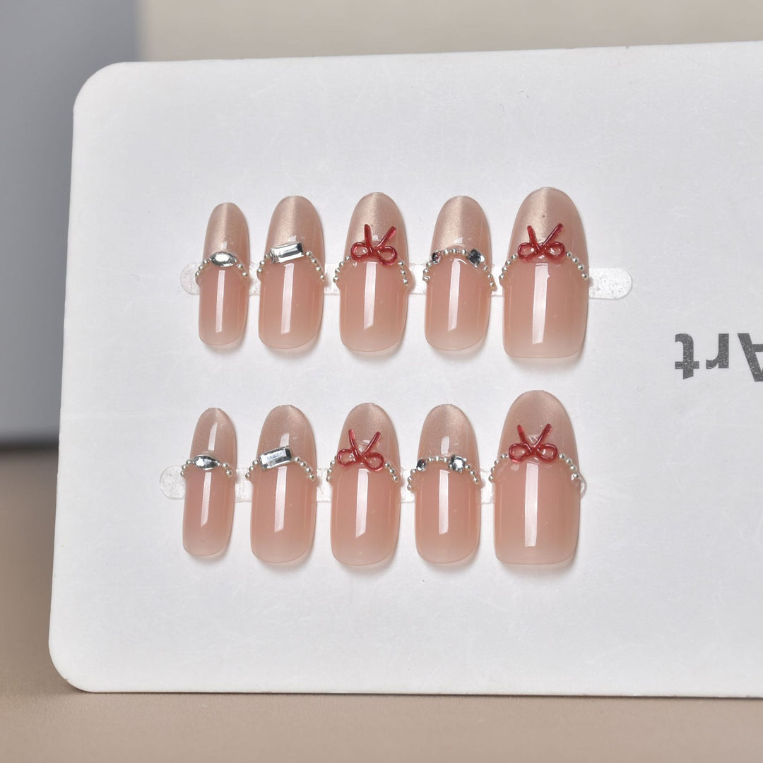 Premium Ocean-Inspired Press-On Nail Extensions Stornfield