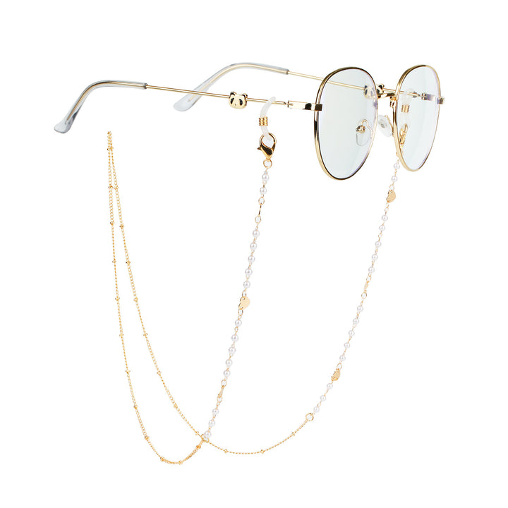 Elegant Glasses Chain with Pearls and Accents Stornfield