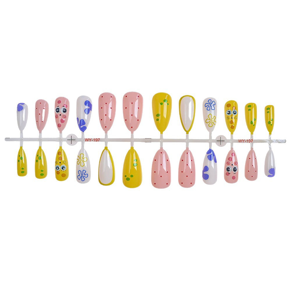 Whimsical Cartoon Press-On Nail Set Stornfield