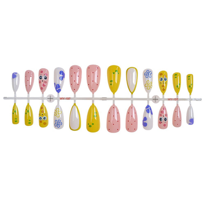 Whimsical Cartoon Press-On Nail Set Stornfield