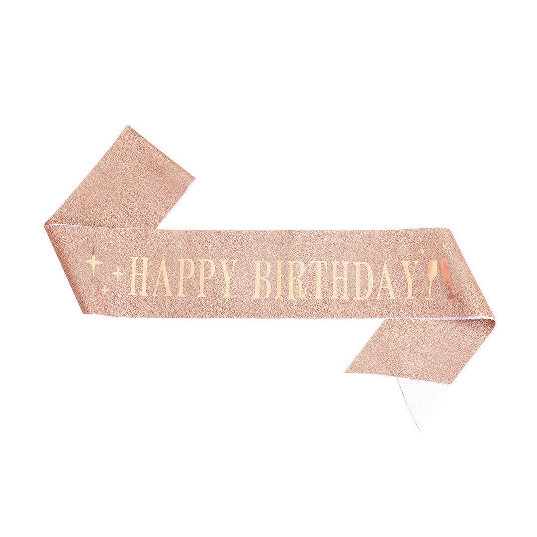 Ladies Glitter Headband with "Happy Birthday" Inscription Stornfield