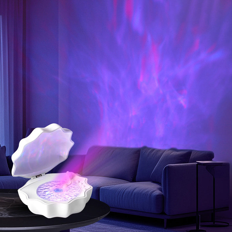 Stornfield | Seashell Lamp Retro Platinum Bluetooth LED Nightlight - Perfect Gift for Kids and Girls