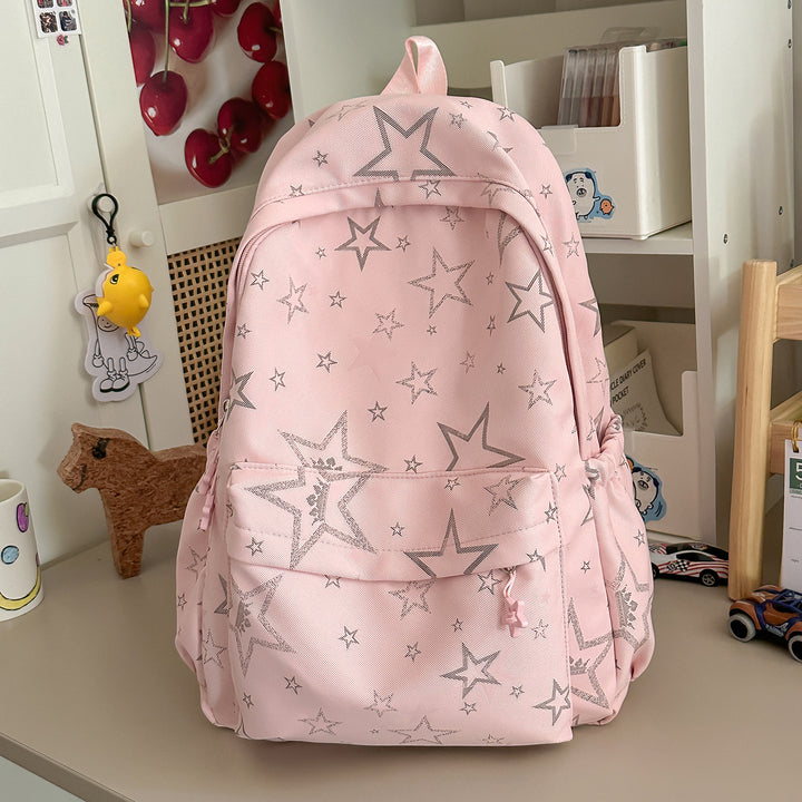 Casual Star-Embellished Backpack Stornfield 1791205374