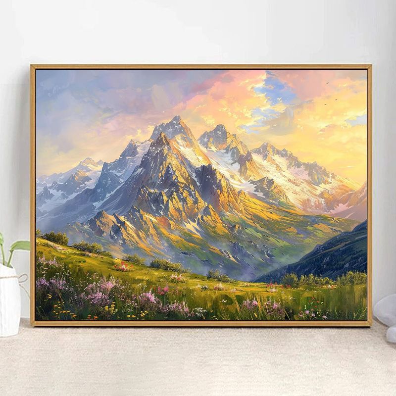 Majestic Mountain Landscape Art Print Stornfield