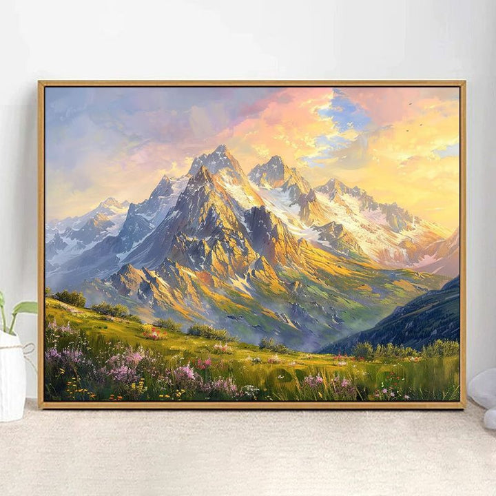 Majestic Mountain Landscape Art Print Stornfield
