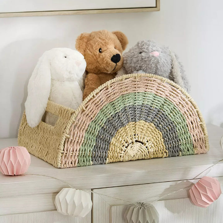 Creative storage basket in rainbow design Stornfield