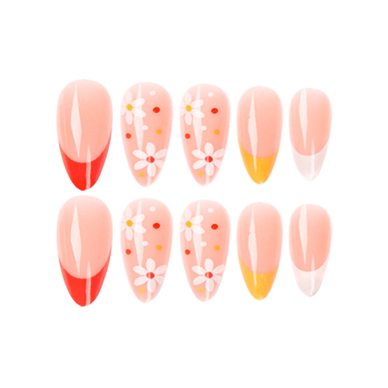 Creative art nails with floral accents Stornfield