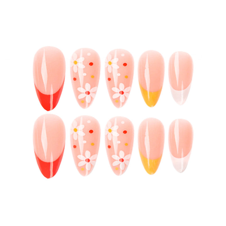 Creative art nails with floral accents Stornfield