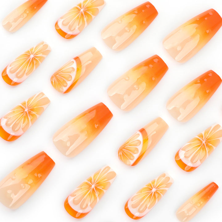 Artful Nail Extensions in Fruit Design Stornfield