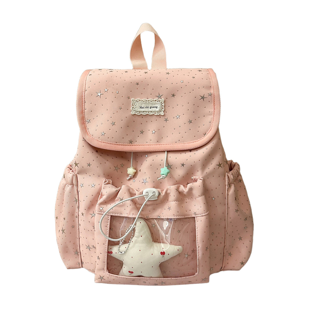 Fun Star-Embellished Mini Backpack Stornfield