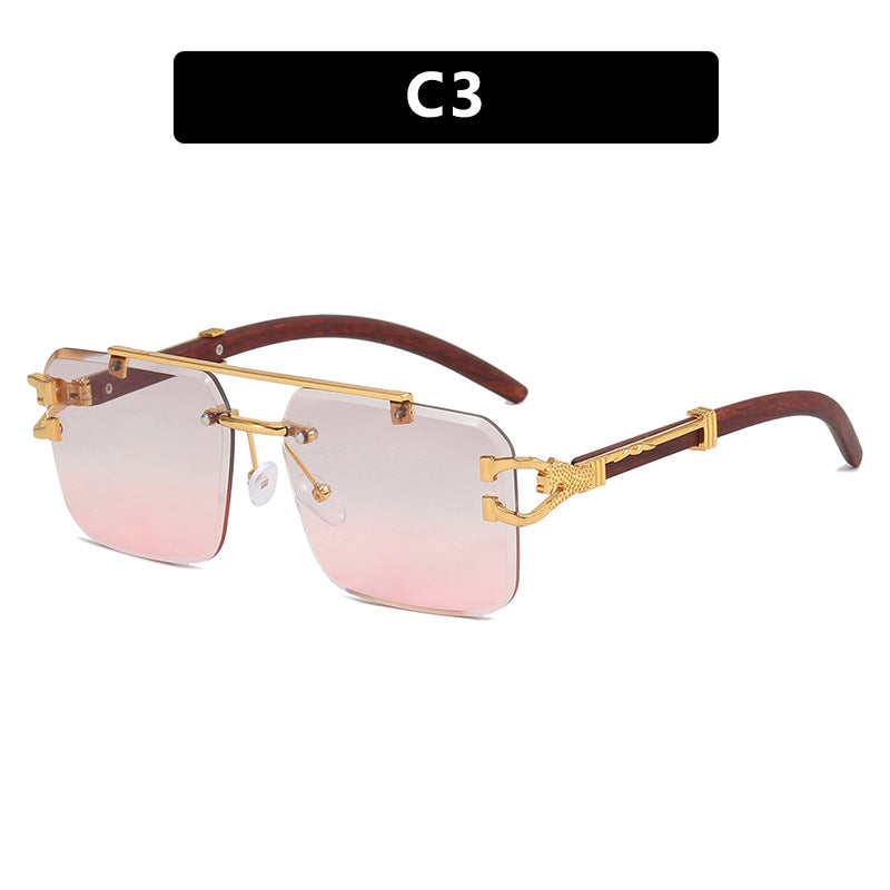 Women's fashionable glasses with innovative frame and luxurious wood detail Stornfield