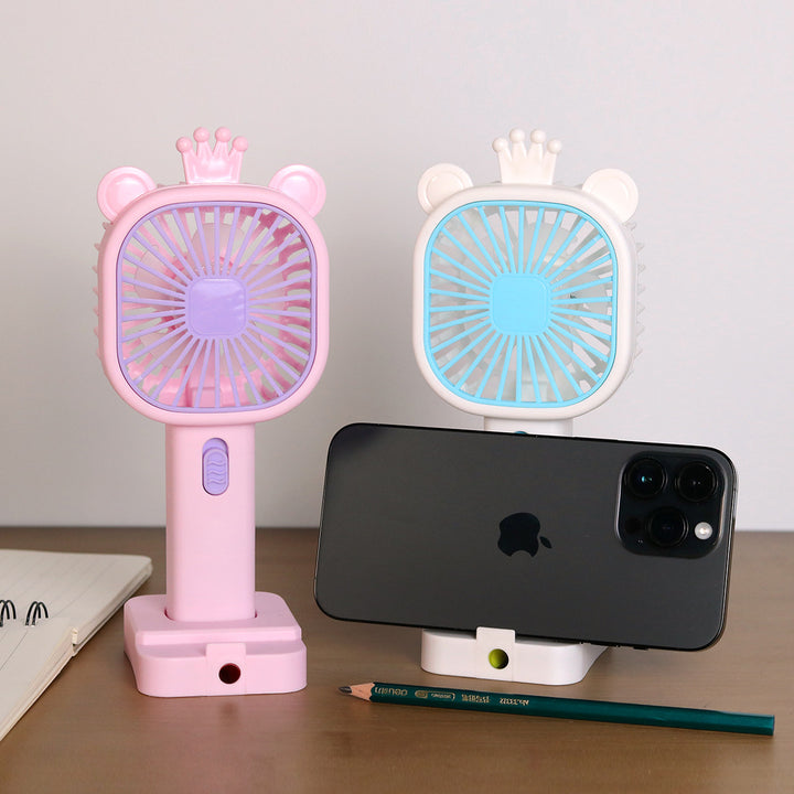 Unisex Portable Hand Fan with Cute Animal Design Stornfield