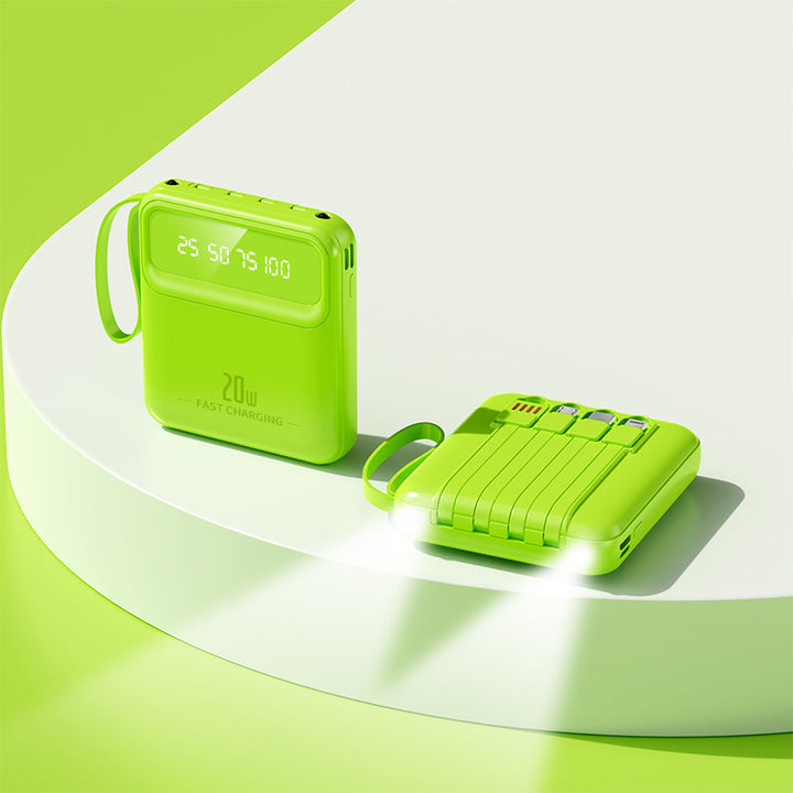 Portable power bank with multifunctional fast charging capability and digital display Stornfield