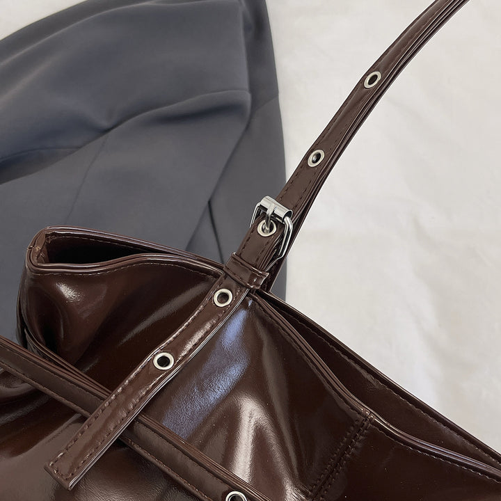 Stylish Faux Leather Tote Bag