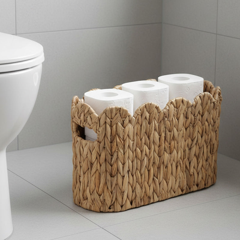 Handwoven Natural Fiber Storage Organizer Stornfield