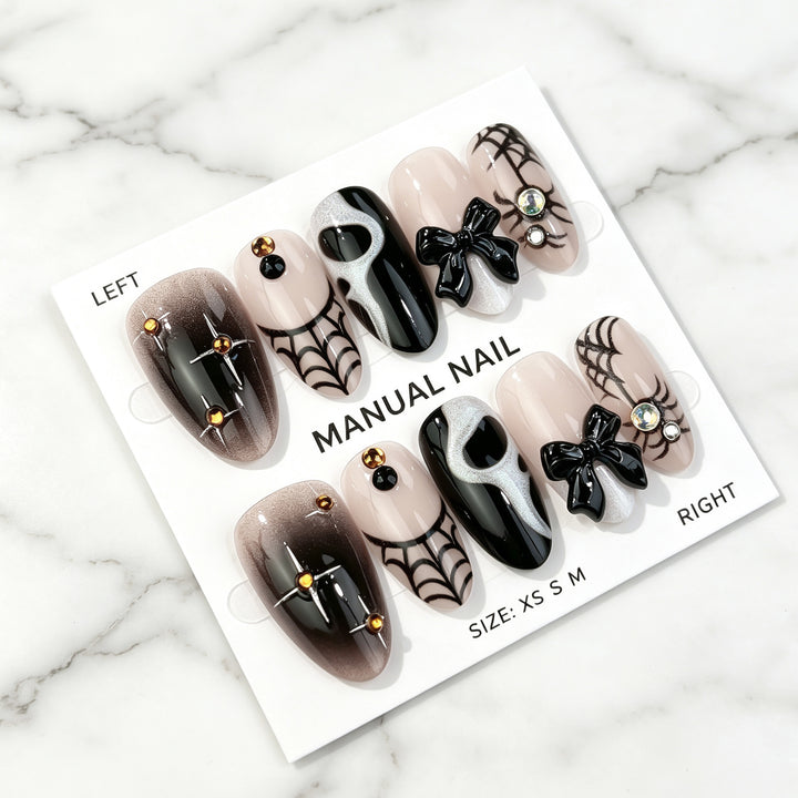 Decorative Manual Press-On Nail Set