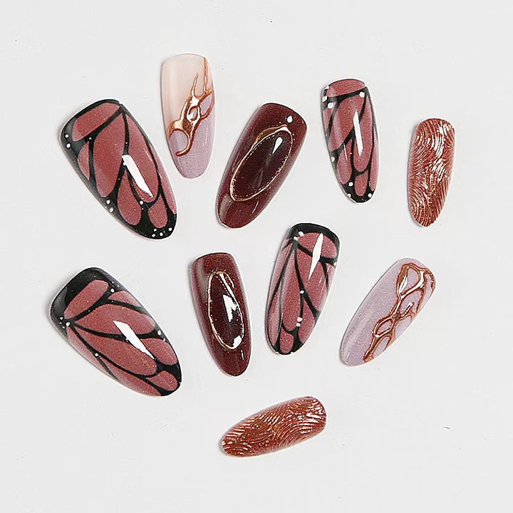 Creative nail design with artistic decorations Stornfield