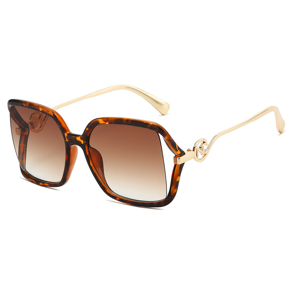 Oversized Geometric Gradient Sunglasses Stornfield