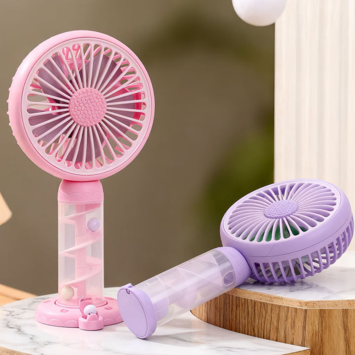 Ladies Portable Mini USB Fan with Creative Spiral Design Stornfield