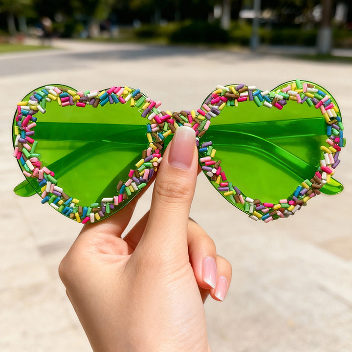 Fun and Colorful Heart-Shaped Sunglasses Stornfield