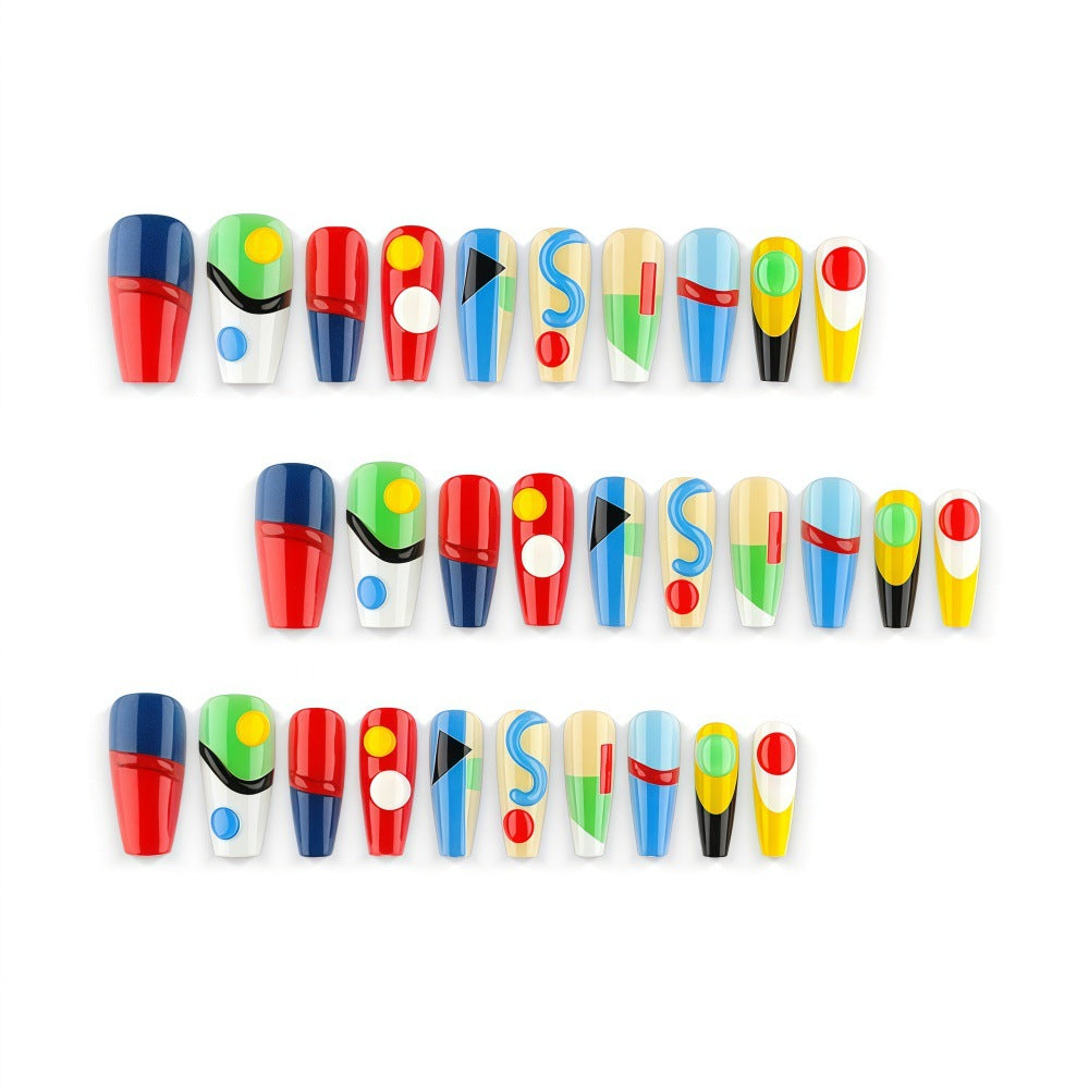 Creative Art Nails in Modern Geometric Style Stornfield