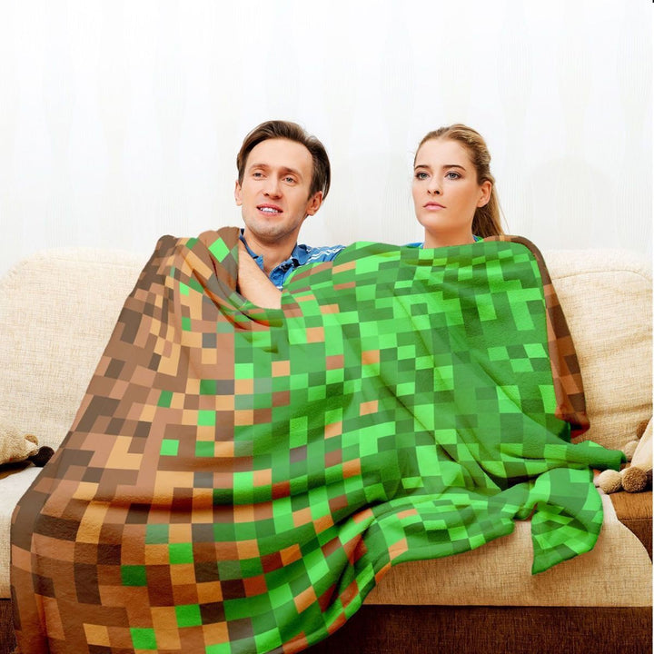 Pixelated Gaming Blanket