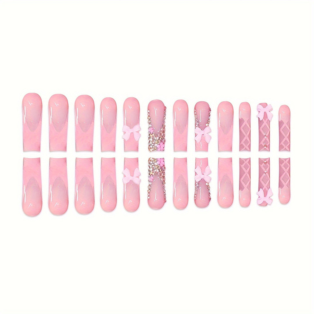Decorative Press-On Nail Set Stornfield