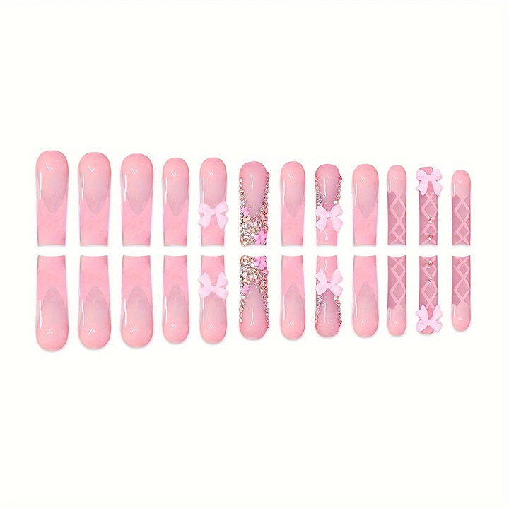 Decorative Press-On Nail Set Stornfield