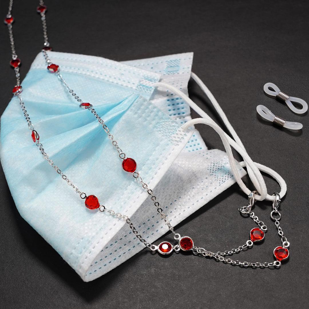 Elegant Crystal-Embellished Eyewear Chain Stornfield