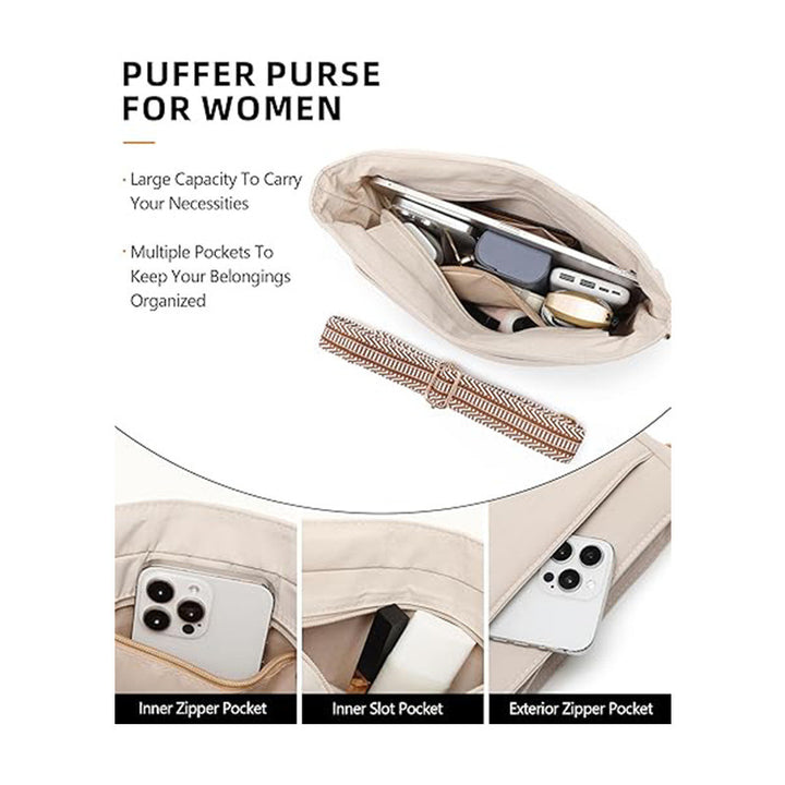Fashionable shoulder bag with removable card case Stornfield