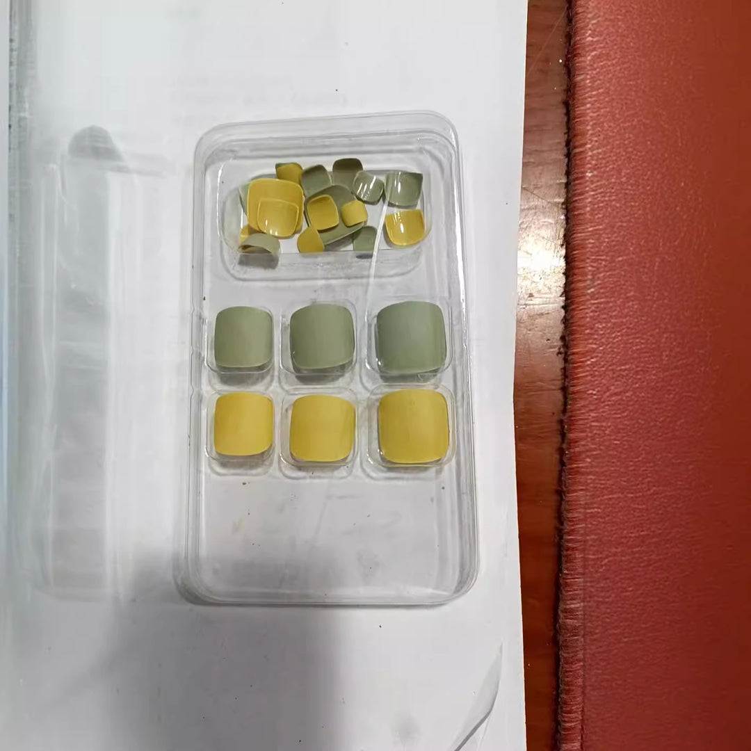 Matte Finish Press-On Nail Tips Set Stornfield