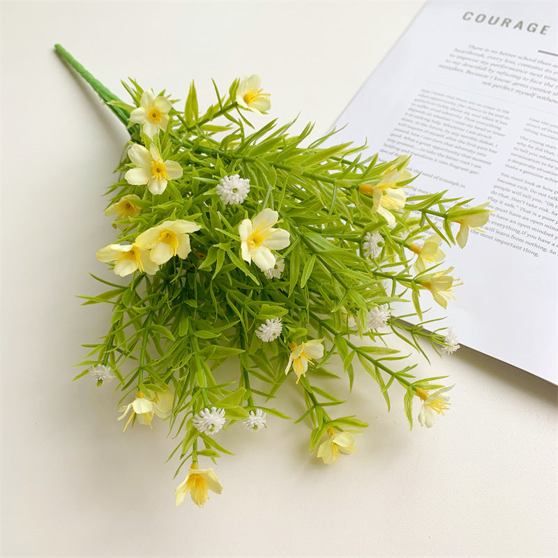 Faux Botanical Flower Bouquet