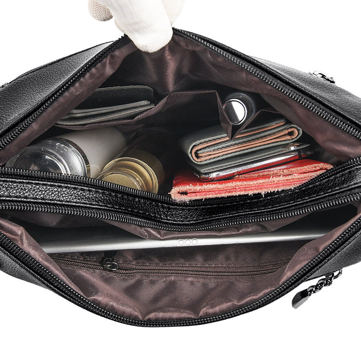 Elegant Textured Shoulder Bag Stornfield