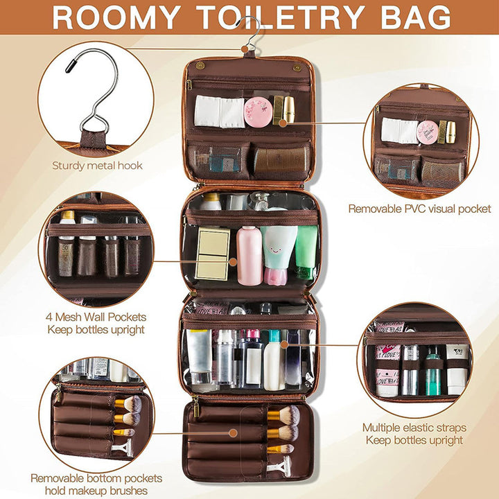 Cosmetic Organizer with Removable Carry Handle Stornfield
