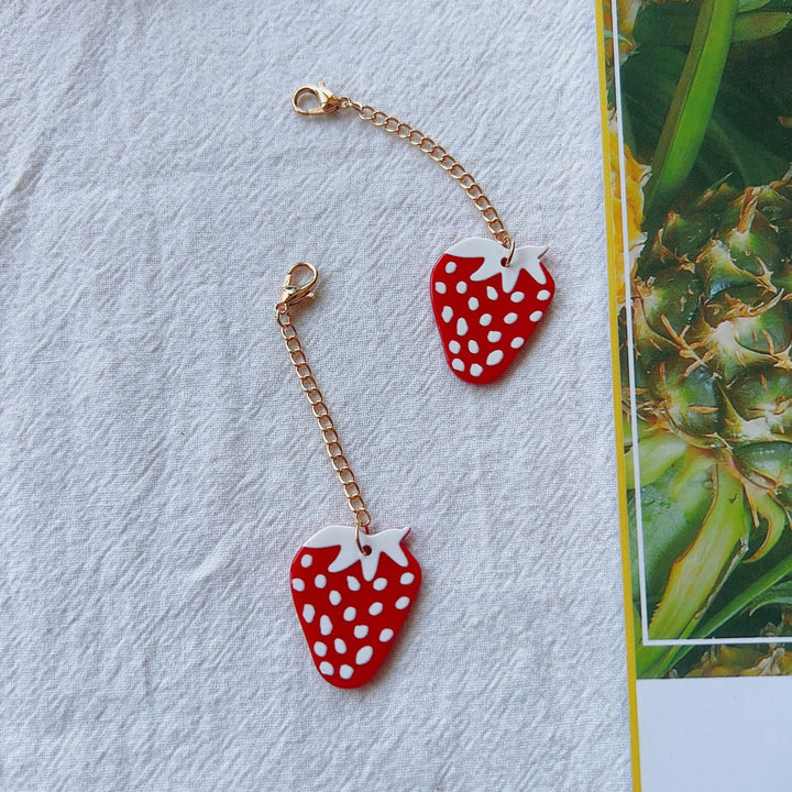 Charming Strawberry Pendant Earrings Stornfield