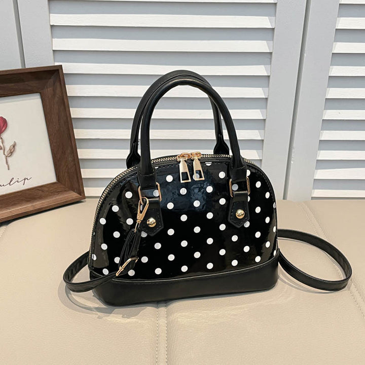 Polka Dot Handheld Satchel